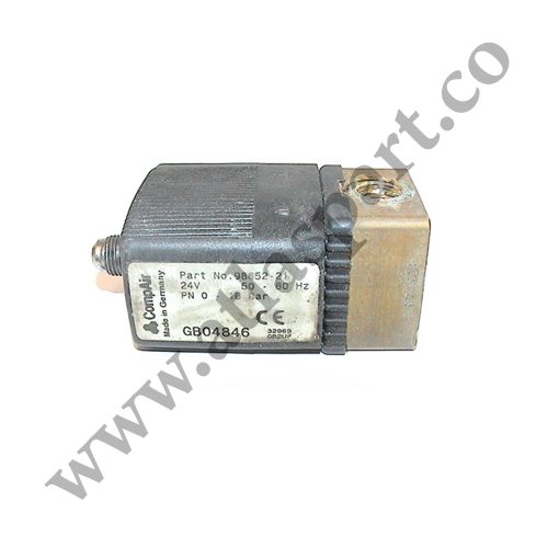 98652-21, Compair, compair solenoid valve, solenoid valve, سولونویید ولو, سولونویید ولو کمپیر, شیر برقی کامپی, شیربرقی, شیربرقی کامپ ایر, کامپ ایر, کامپیر