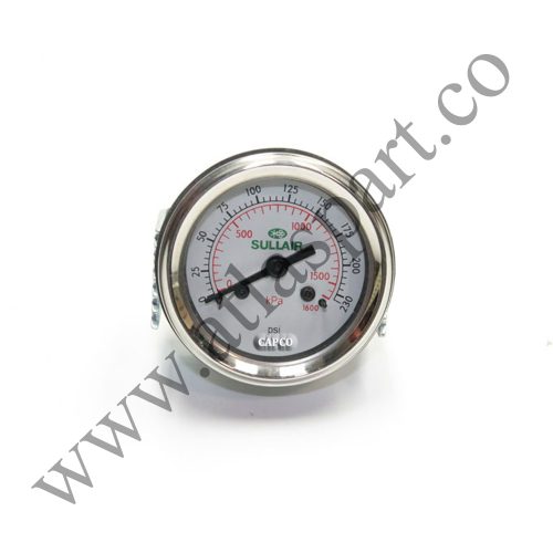 250005-185, compressor pressure gauge, pressure gauge, pressure gauge SULLAIR, SULLAIR, SULLAIR Gauge, پرشر گیج, پرشر گیج سول ایر, پرشر گیج کمپرسور, گیج فشار, گیج فشار سول ایر, گیج فشار کمپرسور, گیج فشار کمپرسور سول ایر